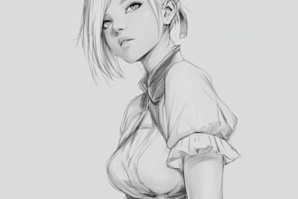 fantasy character fantasy character art in unique style