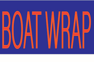 do profecionally jet ski,  yacht design,stunning boat wrap