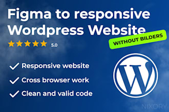 convert figma to responsive wordpress website