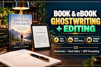 do book and ebook ghostwriting as your ebook ghostwriter and book editor