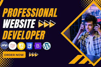 professional full stack develope expert in PHP, laravel, js and wordpress