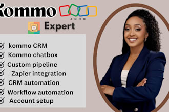 do zoho kommo crm zapier integration woocommerce gohighlevel pipleiine chatbox