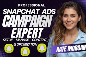 setup and manage your snapchat ads campaign professionally