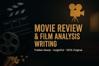 write professional movie review, film analysis, or TV series critique