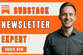 setup and manage substack account, newsletter, and post promotion