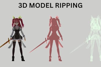 extract, rip and edit 3d models from games