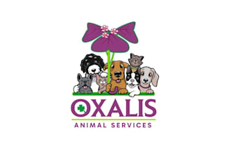 make professional pet, dog, cat and animal logo design