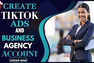 create verified tiktok agency account, tiktok ads account, tiktok agency