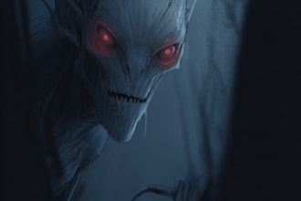 depict characters and monsters from horror films