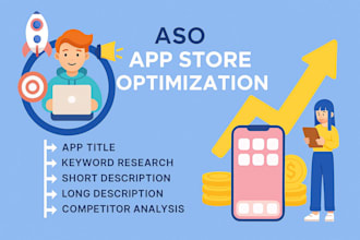 do aso with app description, title, keywords for your apps or games
