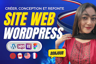 create french wordpress internet site with SEO for your business