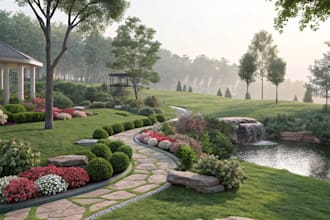 design and render your landscape design