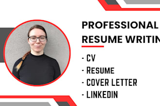 write your CV, resume, cover letter, and linkedin