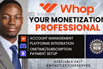 build a premium discord server using whop automation