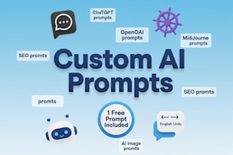 create custom ai prompts for chatgpt, midjourney, and openai