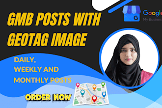 create gmb posts with geotagged photos to boost local SEO