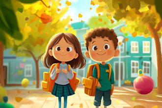 illustrate children story book illustration children story