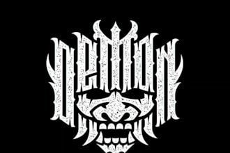 design a custom rock metal logo