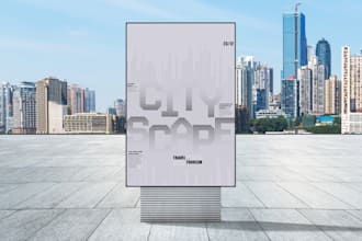 design posters for advertisement or for promotion