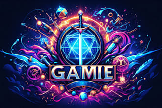 make a custom dnd, fantasy, sci fi, rpg animated game logo