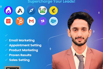 handle b2b lead generation and personalized email outreach