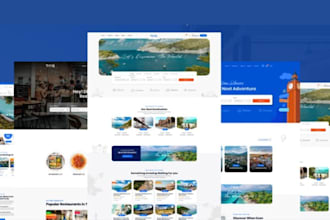 create premium ai travel agency website with booking system and automation
