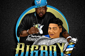 design an barber shop logo design