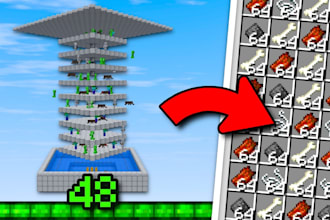 build any farm you want in minecraft