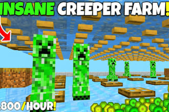 build any farm you want in minecraft