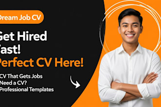 design a professional and modern CV or resume