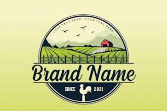 design a professional agriculture or farming logo