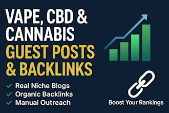 publish vape and cbd guest posts with high quality backlinks