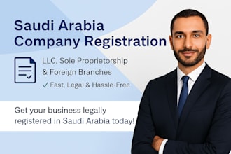 register your company in saudi arabia and handle all legal requirements