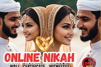 perform your quick online nikah and virtual marriage with privacy