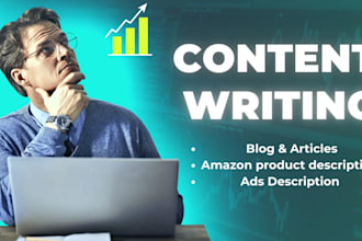 write excellent contents, blog, amazon products or articles