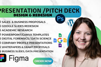 design redesign presentation pitch deck business proposal canva google slides ai