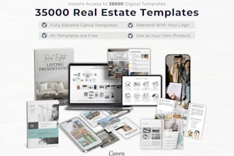 provide you real estate agent branding kit with logo