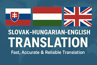translate between english, slovakian and hungarian