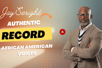 record an authentic african american male character voice