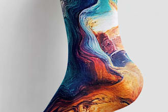 make a unique socks design