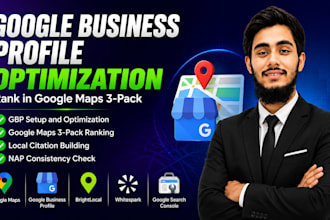 optimize google business profile for local SEO and maps 3 pack ranking