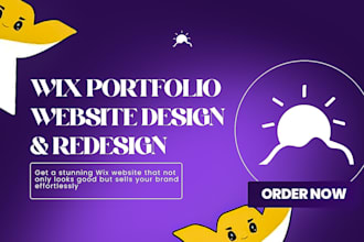 design or redesign 3d wix portfolio website or personal website