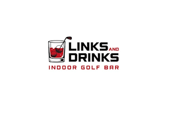 design love play golf cocktail logo