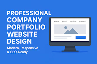 company portfolio website design