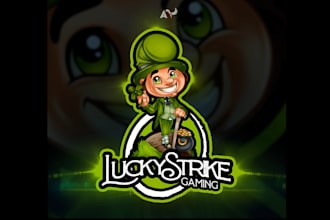 create creative and good looking leprechaun logo design
