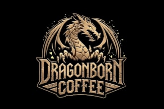 create awesome and gorgeous dragon logo design