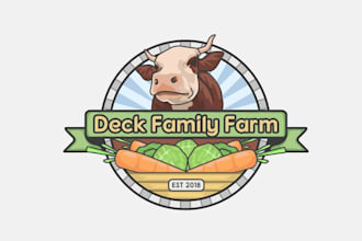 make particular logo small family farm