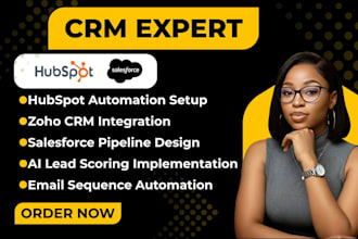 setup hubspot automation CRM salesforce pipelines ai lead scoring for ecommerce