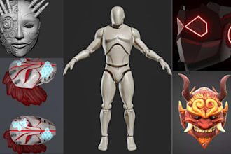 custom cosplay action figure 3d head model, 3d anime figure, 3d mask, 3d helmets