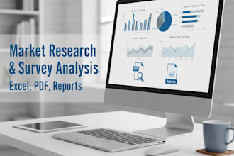 conduct professional market research and survey analysis for your business
